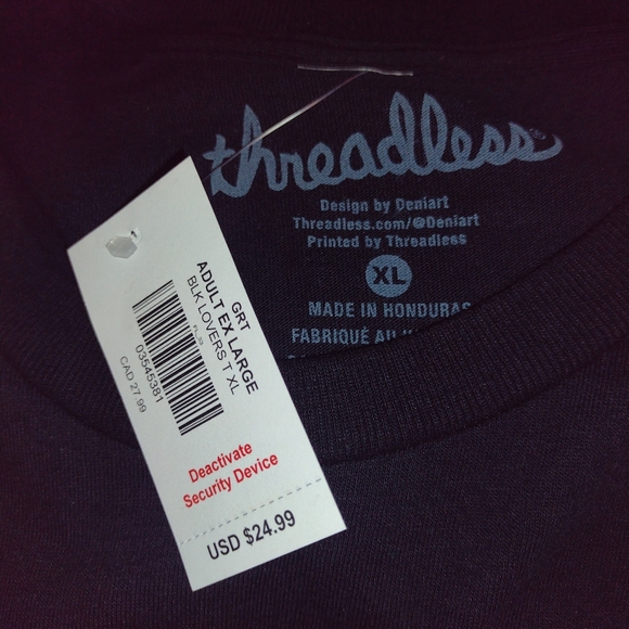 New! Threadless Black Skeleton Graphic Short Sleeve T-shirt XL - Picture 5 of 5